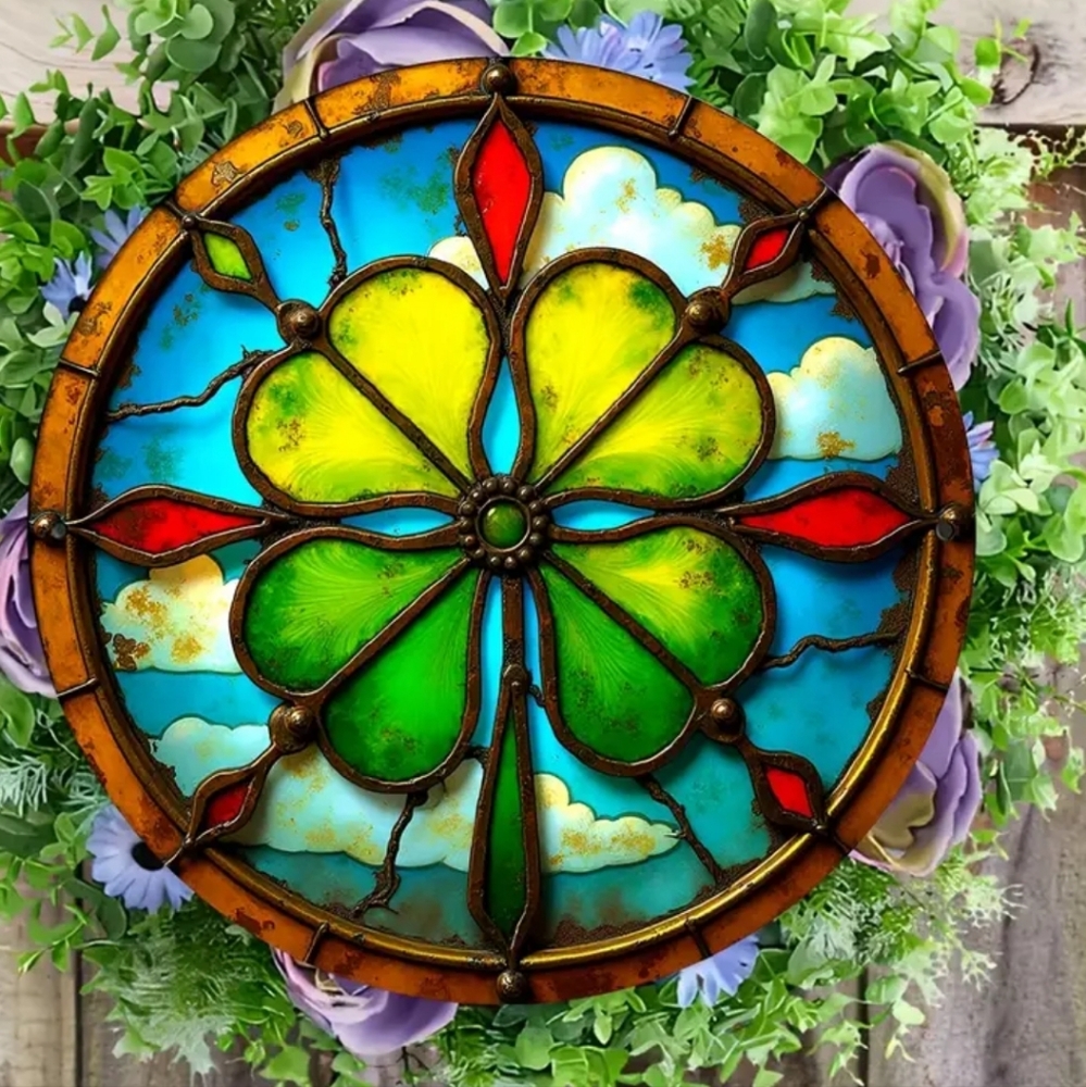 Four Leaf Clover Window Suncatcher New Boutique Item